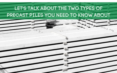 Let’s talk about the two types of precast piles…